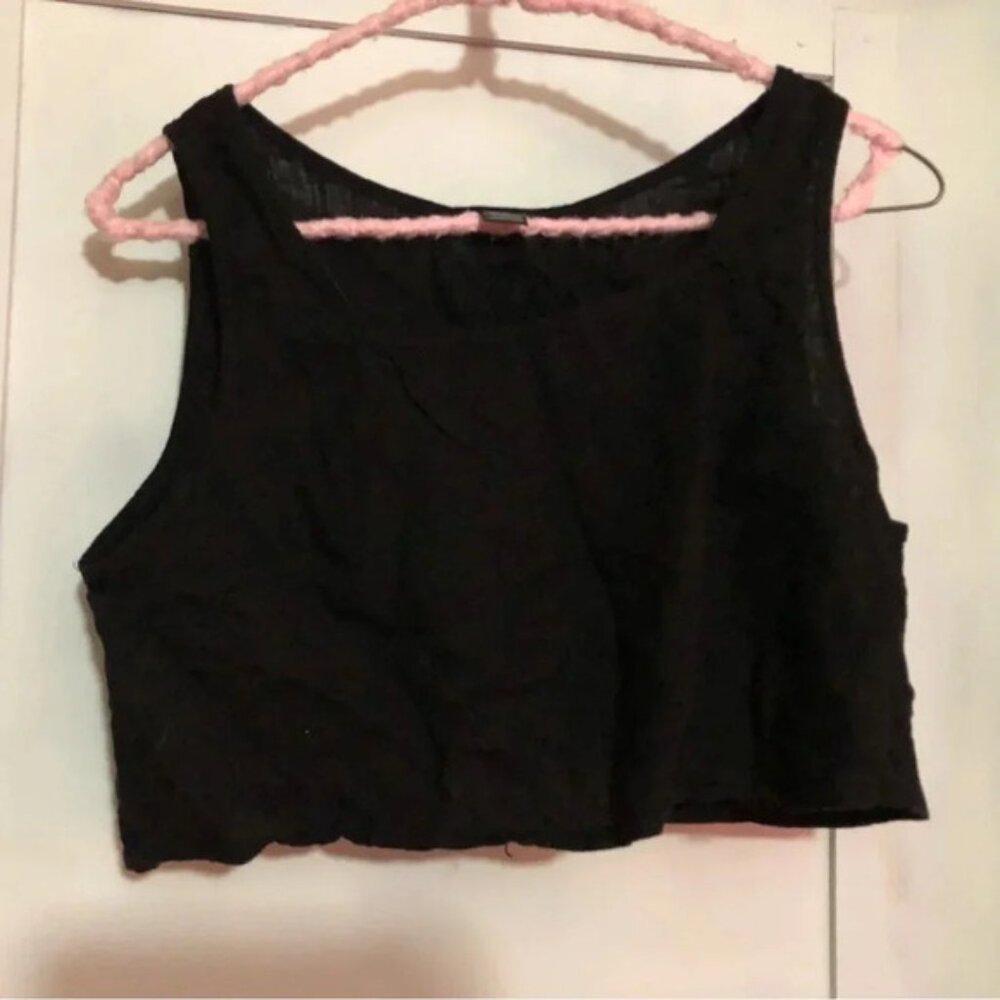 💠 SHEIN | Cropped Open Back Top